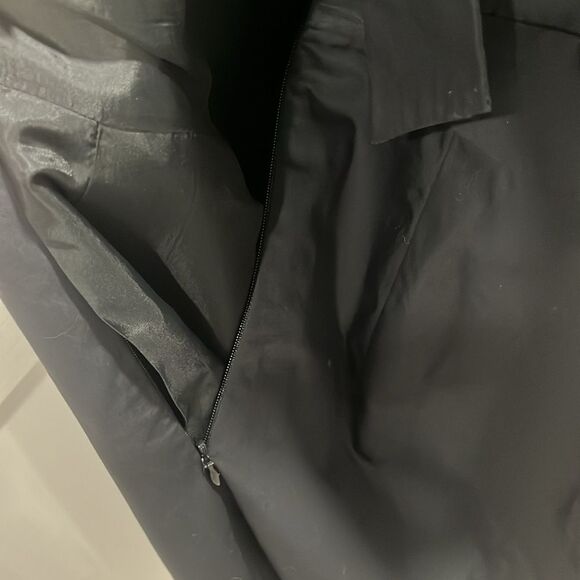 J. CREW Black Bow Back Sheath V-Neck Mini Dress, Size 2 - Picture 9 of 11